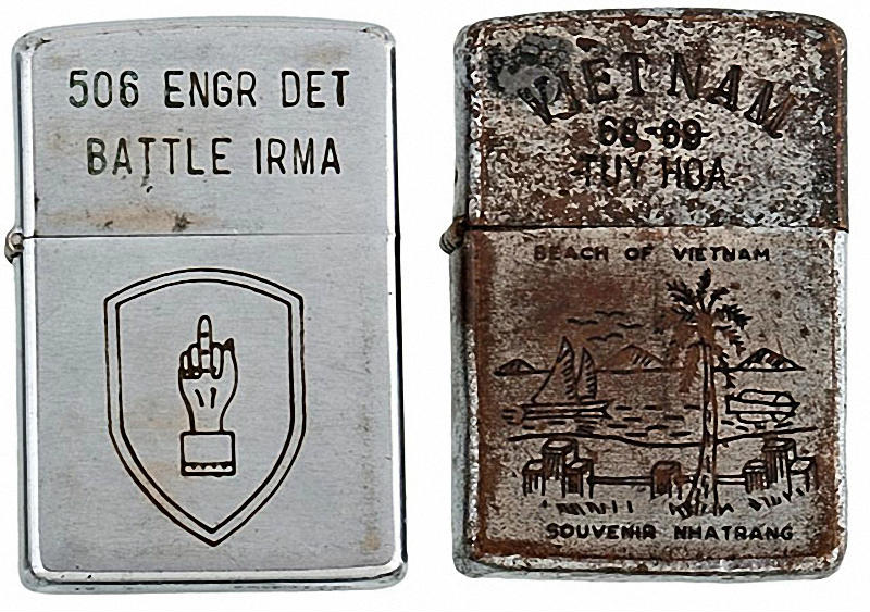 Коллекция солдатских зажигалок Zippo (15)