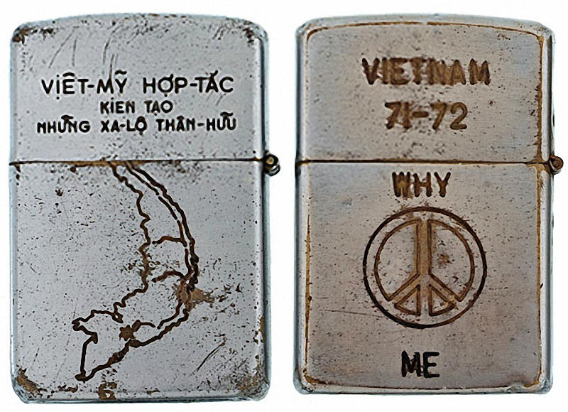 Коллекция солдатских зажигалок Zippo (5)