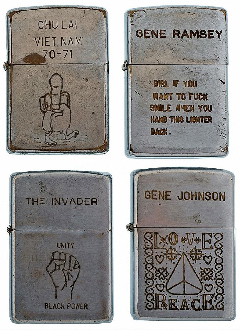 Коллекция солдатских зажигалок Zippo (8)