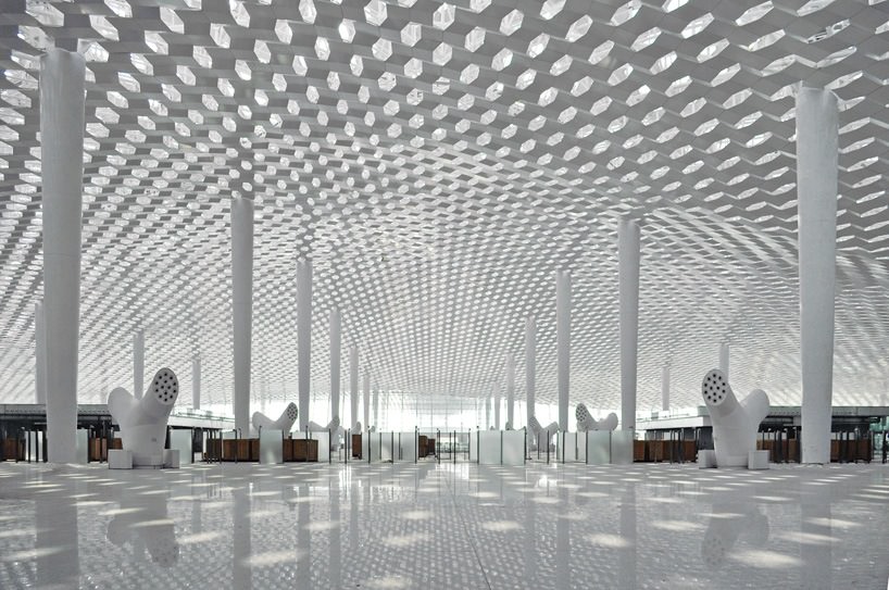 Удивительный терминал международного аэропорта Шэньчжэнь (22)
