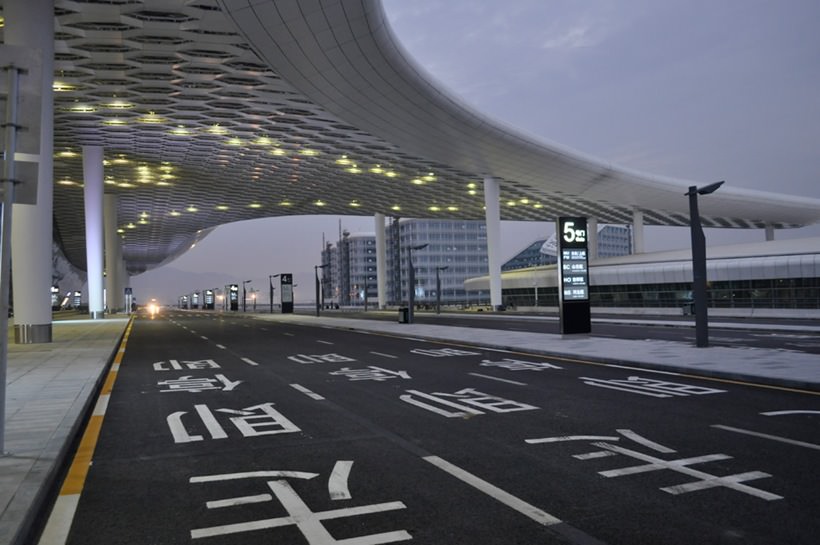 Удивительный терминал международного аэропорта Шэньчжэнь (9)