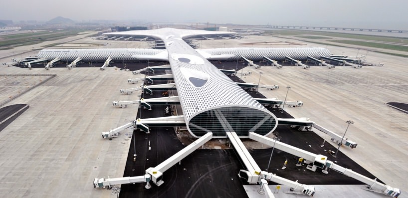 Удивительный терминал международного аэропорта Шэньчжэнь (25)
